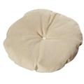 Cuscino rotondo ecrù Ø44