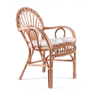 Poltrona in rattan con cuscino Irian 64X68H46/93 