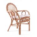 Poltrona in rattan con cuscino Irian 64X68H46/93 