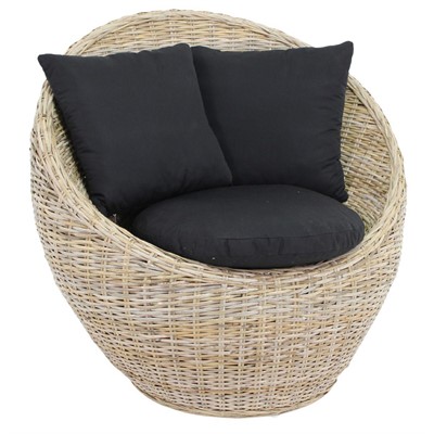 Poltrona Dora in kubu grey 105x85H95 