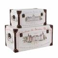 Baule in mdf Chateau 48x28x25 in set di 2