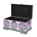 BAULE MDF FANTASIA VERDE 45X26H24 MADE IN CHINA