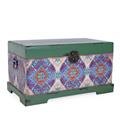 BAULE MDF FANTASIA VERDE 65X38H35 MADE IN CHINA