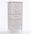 Cassettiera bianca in abete 40X29H90