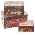 Baule in mdf Route 66 50x30H25 in set di 3