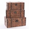 Baule in mdf 71x36H31 in set di 3 