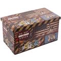 Baule pouf  in mdf New York 76X40H40