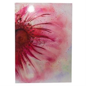 Quadro dipinto fiori rosa 50x70