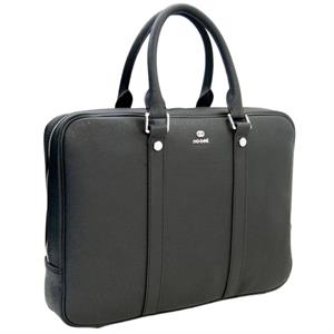 Borsa nera in pelle Regent 38x7,5H29