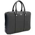 Borsa nera in pelle Regent 38x7,5H29