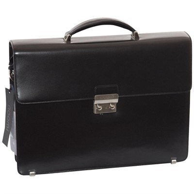 Cartella nera in pelle liscia King 42x12H31