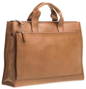Cartella in cuoio marrone Chelsea 40x13H33