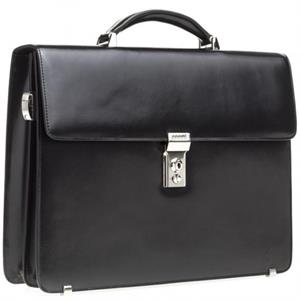 Cartella nera in pelle Queen 39x8H30