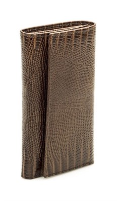 Portachiavi marrone 7,5x12  