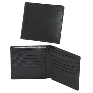 Portafogli nero in pelle 12x9,5 