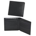 Portafogli nero in pelle 12x9,5 