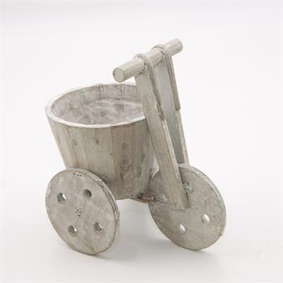Vaso portafiori in legno 13X18H20,5