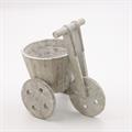 Vaso portafiori in legno 13X18H20,5