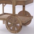 Carretto espositore in abete 95X55H152