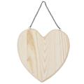Decorazione cuore in legno 21x20