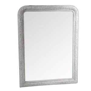 Specchio con cornice grigia 90X5H120