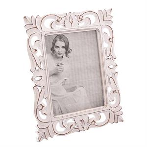 Portafoto in legno intagliato 32x37