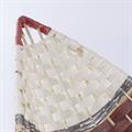 Cesto in vimini a foglia 78x42H17