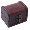 Cofanetto in legno scuro 9x7H6,5