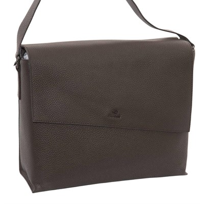 Borsa a tracolla marrone in pelle 36x10H30