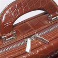 Cartella marrone in pelle stampa cocco Baldinini 40x12H30