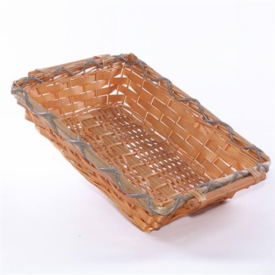 Cesto rettangolare in vimini 55x38H13 