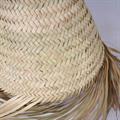 Lampadario in foglie di palma 40X40H40