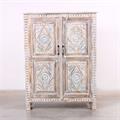 Credenza in mango sbiancato 90X35H120