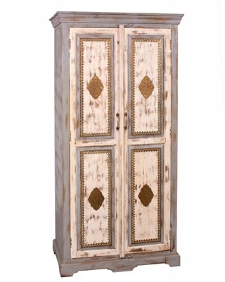 Armadio in mango e ottone 90x55H180