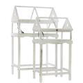 Serra in abete bianco 65X45H110 in set di 2