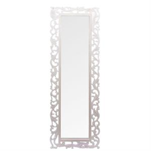Specchio con cornice in legno intagliato 55x155