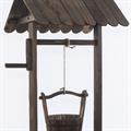 Decorazione pozzo in abete 55X55H118