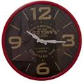 Orologio in metallo rosso Ø34