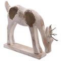 Decorazione antilope in legno di mango 49X10H36