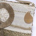 Borsa a tracolla in fibre naturali 33H25