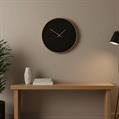 Orologio in mdf e metallo Ø40