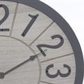 Orologio in mdf e metallo Ø50