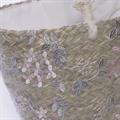 Borsa in fibre naturali e pizzo 56XH30
