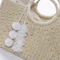 Borsa rettangolare in fibre naturali 47x12H32