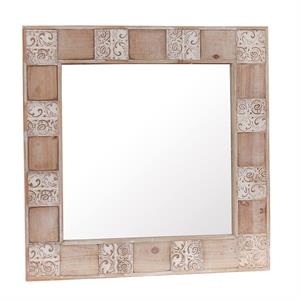 Specchio in legno di abete 66x2H66