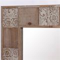 Specchio in legno di abete 66x2H66