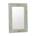 Specchio in abete verde 48x2H73