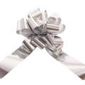 Fiocco Pepita argento metallizzato 19 mm in confezione da 50 pezzi