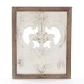 Pannello decorativo in abete intagliato 45X2H54