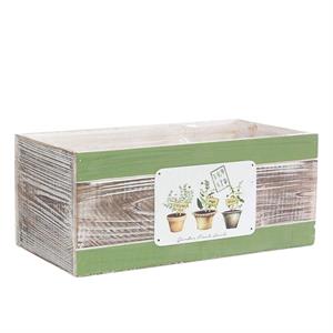 Vaschetta in legno di abete Fresh Herbs 33X17H14